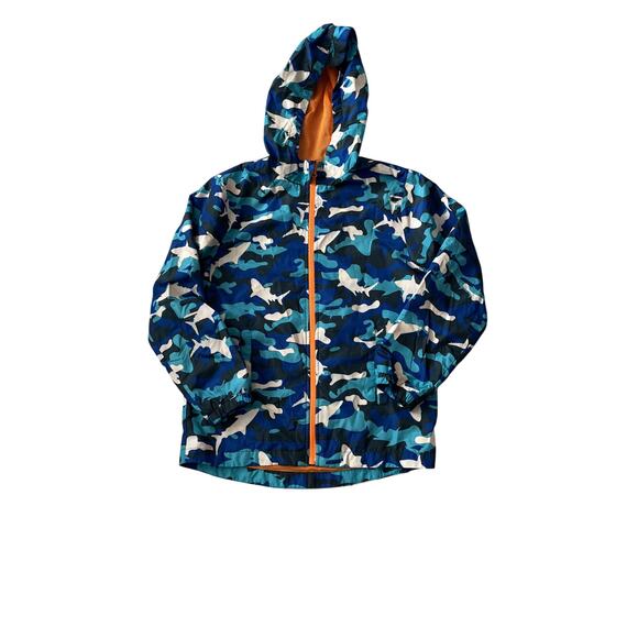 Kids Rain Jacket that changes color when wet. Size 10-12 or size Large - Picture 9 of 9